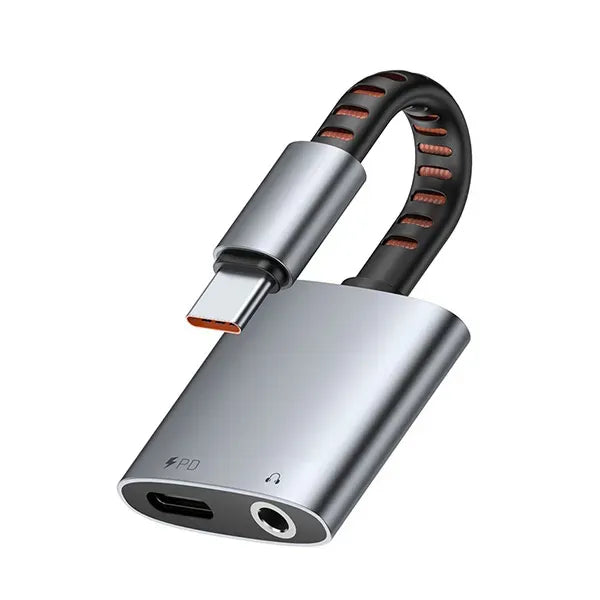Mcdodo 2 in 1 Model CA-312 Audio Adapter USB-C to DC 3.5 & USB-C - Techgadz