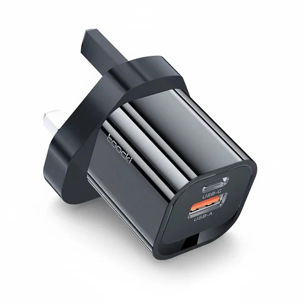 Toocki 30W Gan + 2-Port Charge(USB-A & USB-C) - Techgadz