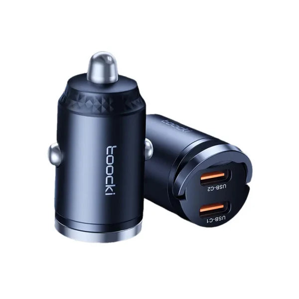 Toocki Linggla Ring Car Charger 45W (USB-C Dual Port) - Techgadz