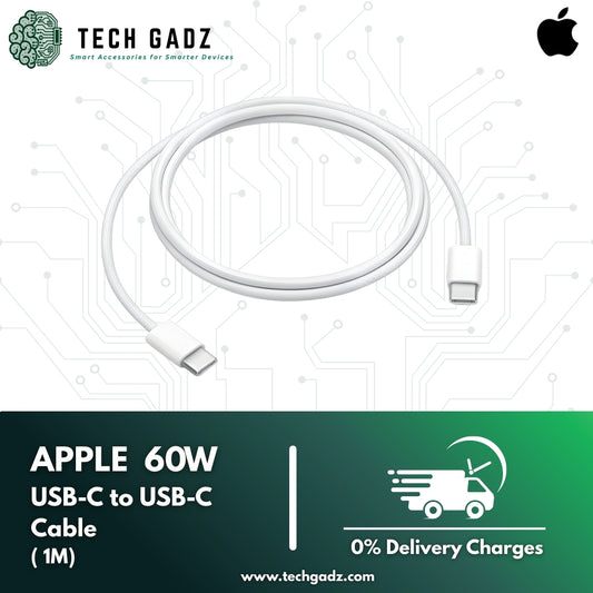 Apple 60W USB-C Charge Cable (1M) - Techgadz