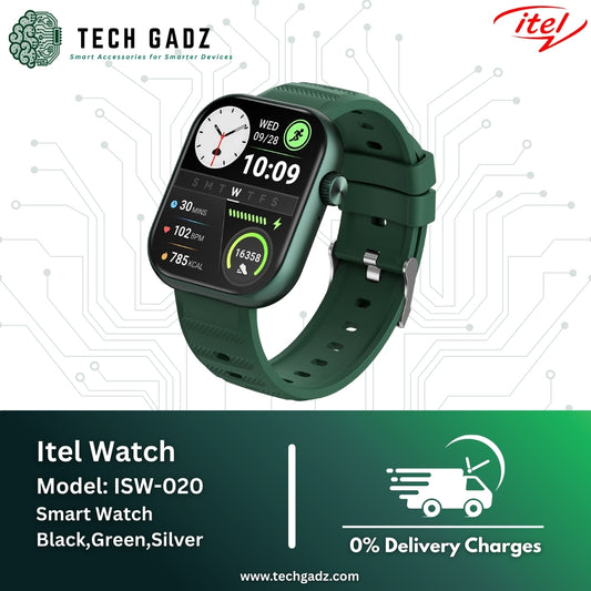 Itel 1.83" TFT ultra big screen Smart Watches ISW-020
