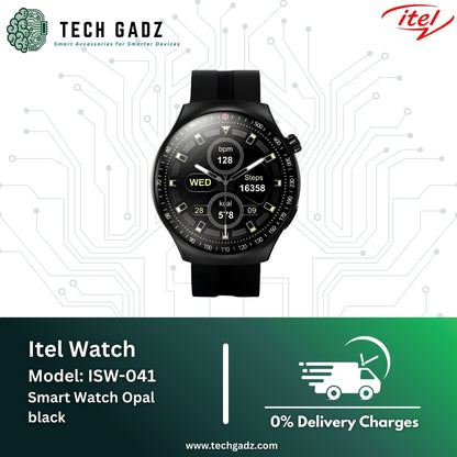Itel 1.43" Super AMOLED Display Smart Watch Opal 041 - Techgadz