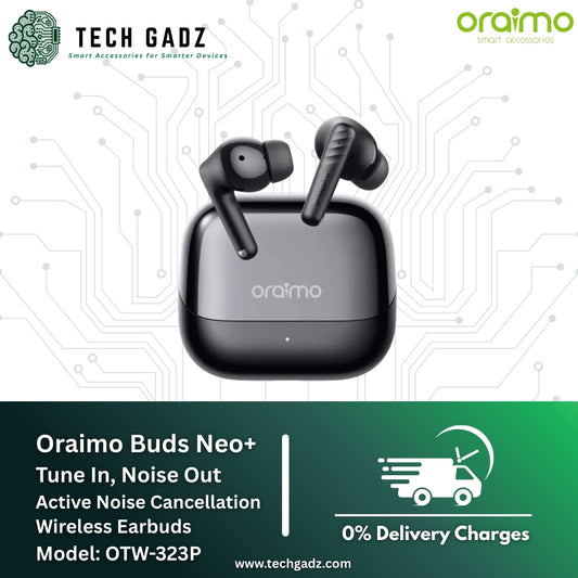 oraimo SpaceBuds Neo+ ANC Spatial Audio True Wireless Earphones OTW-323P