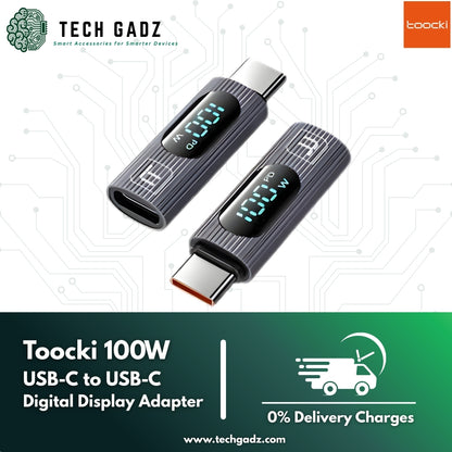 Toocki 100W USB-C to USB-C Digital Display Adapter