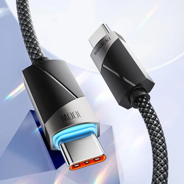 Toocki 100W Smart Power-off Cable (USB-C to USB-C) - Techgadz
