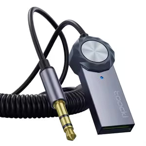 Toocki Bluetooth USB to 3.5mm Car Audio AUX Kit 5.4 Version - Techgadz