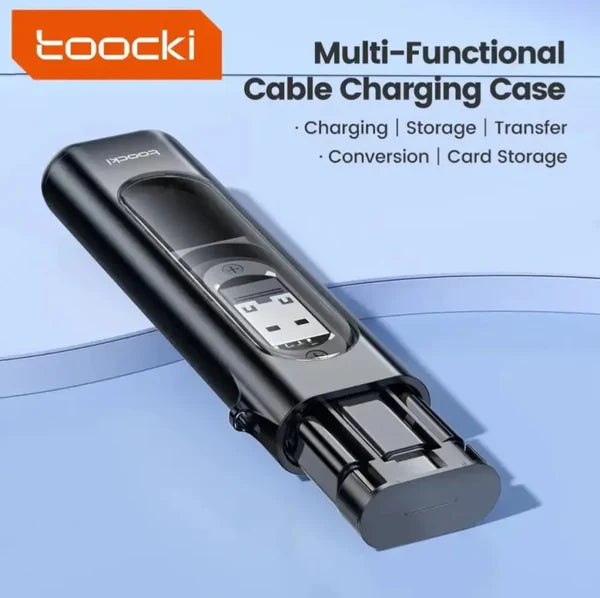 Toocki Mirror Multi-function Data Cable Charging Box 5 in 1 - Techgadz