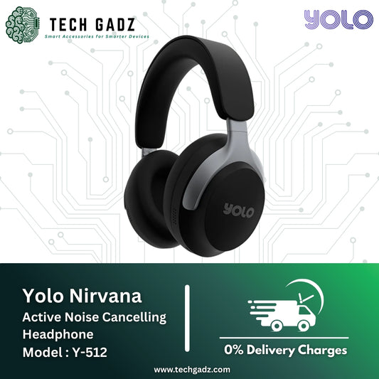 Yolo Nirvana Y-512 Active Noise Cancelling Headphone